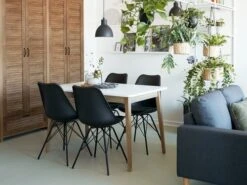 Chaise KLARUP Noir/noir -Meubles Soldes Boutique 106899