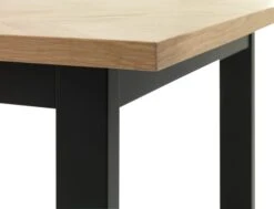 Table AGERSKOV 90x200 Chêne/noir -Meubles Soldes Boutique 113813