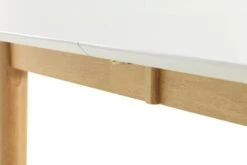 Table EGENS 90x190/270 Blanc -Meubles Soldes Boutique 118482