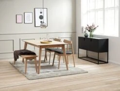 Buffet VIRUM 3 Portes Noir -Meubles Soldes Boutique 119361 1