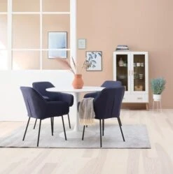 Vitrine GAMMELGAB 2 Portes A/éclairage LED Chêne/blanc -Meubles Soldes Boutique 128685