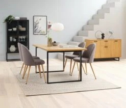 Vitrine VIRUM 2 Portes Noir -Meubles Soldes Boutique 128764