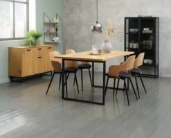 Vitrine VIRUM 2 Portes Noir -Meubles Soldes Boutique 128765