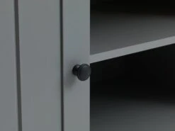 Meuble TV MARKSKEL Gris/chêne -Meubles Soldes Boutique 131392