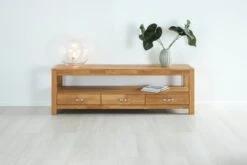 Royal Oak Meuble TV HAGE 170 Cm 3 Tiroirs Chêne -Meubles Soldes Boutique 132788