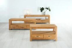 Royal Oak Meuble TV HAGE 170 Cm 3 Tiroirs Chêne -Meubles Soldes Boutique 132789