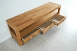 Royal Oak Meuble TV HAGE 170 Cm 3 Tiroirs Chêne -Meubles Soldes Boutique 132791