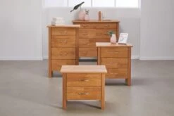 Royal Oak Commode 4 Tiroirs KAGERUP Large Chêne -Meubles Soldes Boutique 132818