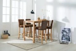 Royal Oak Table De Bar FAUSKE 70x115 Chêne -Meubles Soldes Boutique 134426