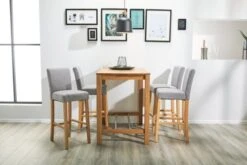 Royal Oak Table De Bar FAUSKE 70x115 Chêne -Meubles Soldes Boutique 134437