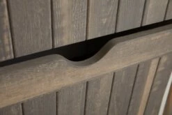 Meuble à Chaussures OLDEKROG 3 Compartiments Blanc/gris -Meubles Soldes Boutique 135241