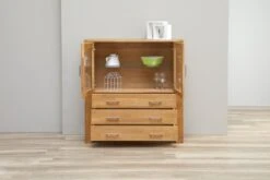 Royal Oak Vitrine OLDE 2 Portes Chêne -Meubles Soldes Boutique 135334