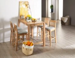 Royal Oak Chaise De Bar HJERTING Gris -Meubles Soldes Boutique 136982 1