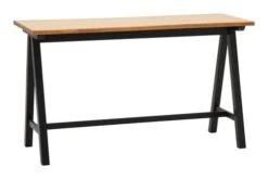 Royal Oak Table De Bar SANDBY 71x183 Chêne Naturel/noir -Meubles Soldes Boutique 137294
