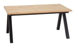 Royal Oak Table SANDBY 100x160 Chêne Naturel/noir -Meubles Soldes Boutique 137309