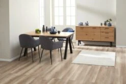 Royal Oak Table SANDBY 100x160 Chêne Naturel/noir -Meubles Soldes Boutique 137311 1