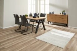 Royal Oak Table SANDBY 100x160 Chêne Naturel/noir -Meubles Soldes Boutique 139189