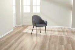 Chaise SABRO Tissu Gris/noir -Meubles Soldes Boutique 139203