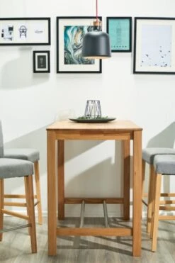 Royal Oak Table De Bar FAUSKE 70x115 Chêne -Meubles Soldes Boutique 139512