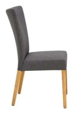 Chaise NORDRUP Tissu Gris/naturel -Meubles Soldes Boutique 142849