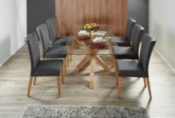 Chaise NORDRUP Tissu Gris/naturel -Meubles Soldes Boutique 142857 1