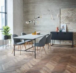 Buffet VIRUM 3 Portes Noir -Meubles Soldes Boutique 143747