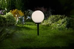 Lampe Solaire SOL Ø25xH60cm Blanc -Meubles Soldes Boutique 145935