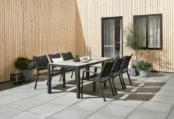 Chaise Empilable JEKSEN Noir -Meubles Soldes Boutique 153396