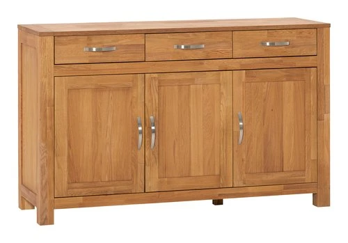 Royal Oak Buffet HAGE 3 Portes 3 Tiroirs Chêne