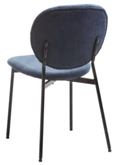 Chaise MANSTRUP Pétrole/noir -Meubles Soldes Boutique 162080