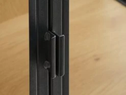 Vitrine TRAPPEDAL Chêne/noir -Meubles Soldes Boutique 162184