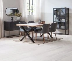 Buffet VIRUM 3 Portes Noir -Meubles Soldes Boutique 164014