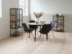 Vitrine TRAPPEDAL Chêne/noir -Meubles Soldes Boutique 165113 1