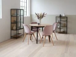 Vitrine TRAPPEDAL Chêne/noir -Meubles Soldes Boutique 165114 1