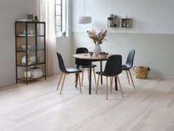 Vitrine TRAPPEDAL Chêne/noir -Meubles Soldes Boutique 165259