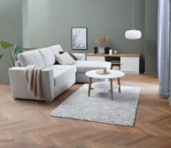 Meuble TV MARKSKEL Blanc/chêne -Meubles Soldes Boutique 165278 1