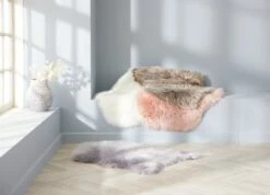 Fausse Fourrure TAKS 60x90 Gris -Meubles Soldes Boutique 166469 1