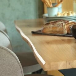 Royal Oak Table SANDBY 100x160 Chêne Naturel/noir -Meubles Soldes Boutique 166662