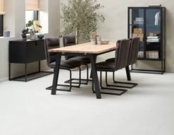 Buffet VIRUM 3 Portes Noir -Meubles Soldes Boutique 168048