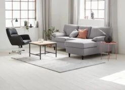 Meuble TV TRAPPEDAL Chêne/noir -Meubles Soldes Boutique 169684 1