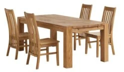 OLLERUP L200 Table Chêne + 4 SILLERUP Chaises Chêne