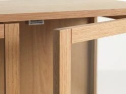 Royal Oak Vitrine LANGELINIE 2 Portes Chêne -Meubles Soldes Boutique 179307