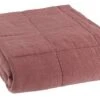 Couverture Matelassée VALMUE 130x180 Prune
