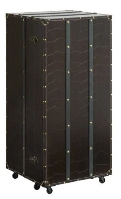 Armoire Bar RISTINGE 50×108cm Brun Foncé -Meubles Soldes Boutique 181501