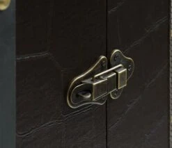 Armoire Bar RISTINGE 50×108cm Brun Foncé -Meubles Soldes Boutique 181503