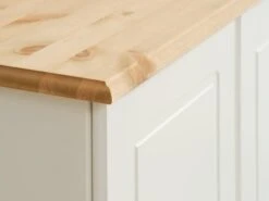 Armoire ROLD 82x153 Blanc/brun -Meubles Soldes Boutique 181773