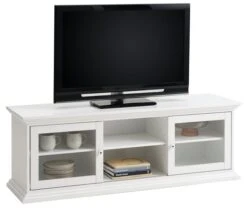 Meuble TV FREDENSBORG Blanc -Meubles Soldes Boutique 185470