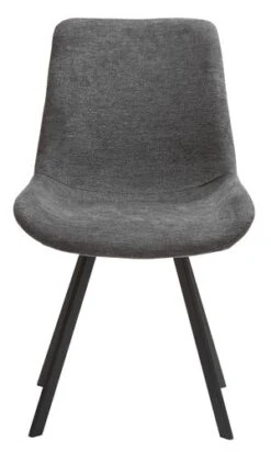 Chaise HYGUM Pivotante Gris/noir -Meubles Soldes Boutique 185793