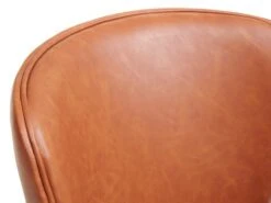 Chaise KULBY Cognac/chêne -Meubles Soldes Boutique 185816