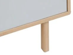 Royal Oak Buffet EGEBJERG 2 Tiroirs/1 Porte Gris/chêne -Meubles Soldes Boutique 185976